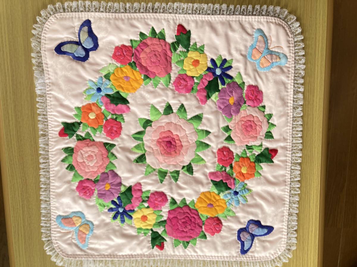ハンドメイド アップリケ Applique メンバー限定動画少しだけ紹介⁄花の 