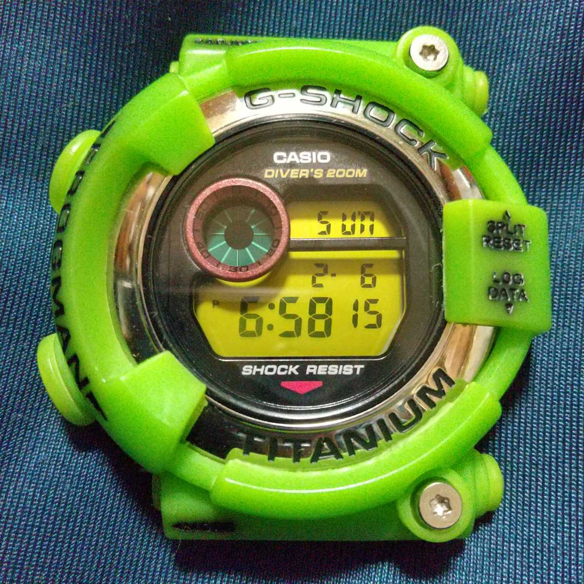 カシオ G-shock DW-8200 カスタム ベゼル メタルブラック