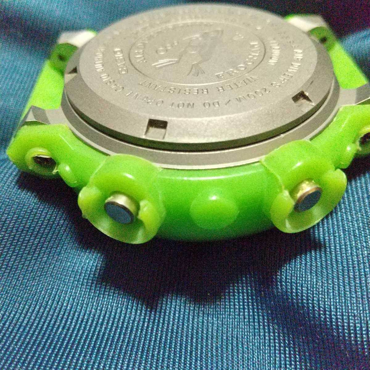 DW-8200 蛍光グリーンベゼル カスタム 本体のみ G-SHOCK フロッグマン