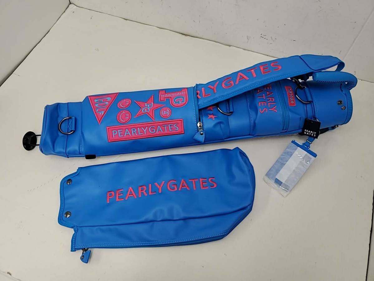 お得，セール T118 14 クラブケース /タグあり PEARLY GATES/パーリーゲイツ セルフスタンド 青/ブルー/空色 2/7出品(クラブケース)｜売買されたオークション情報、yahooの商品情報をアーカイブ公開 - オークファ クラブケース