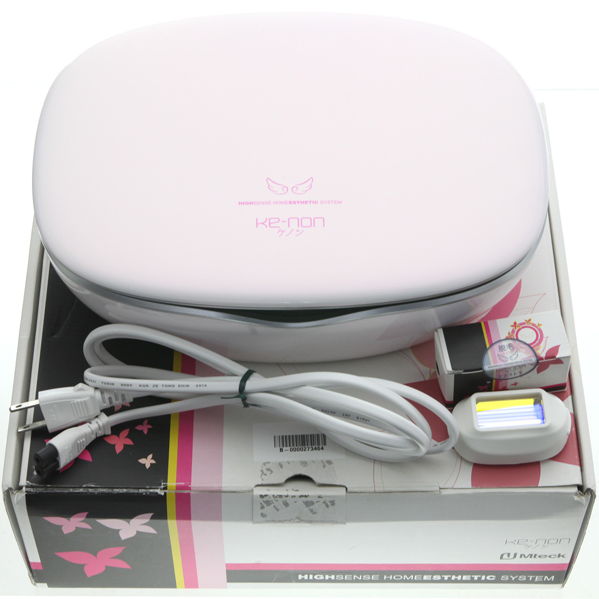 【お買得✨】ケノンver6.0 眉毛脱毛器付 Mteck エムテック ケノン Ver.6.0 脱毛器 ラージ・エクストラ・眉毛用付き