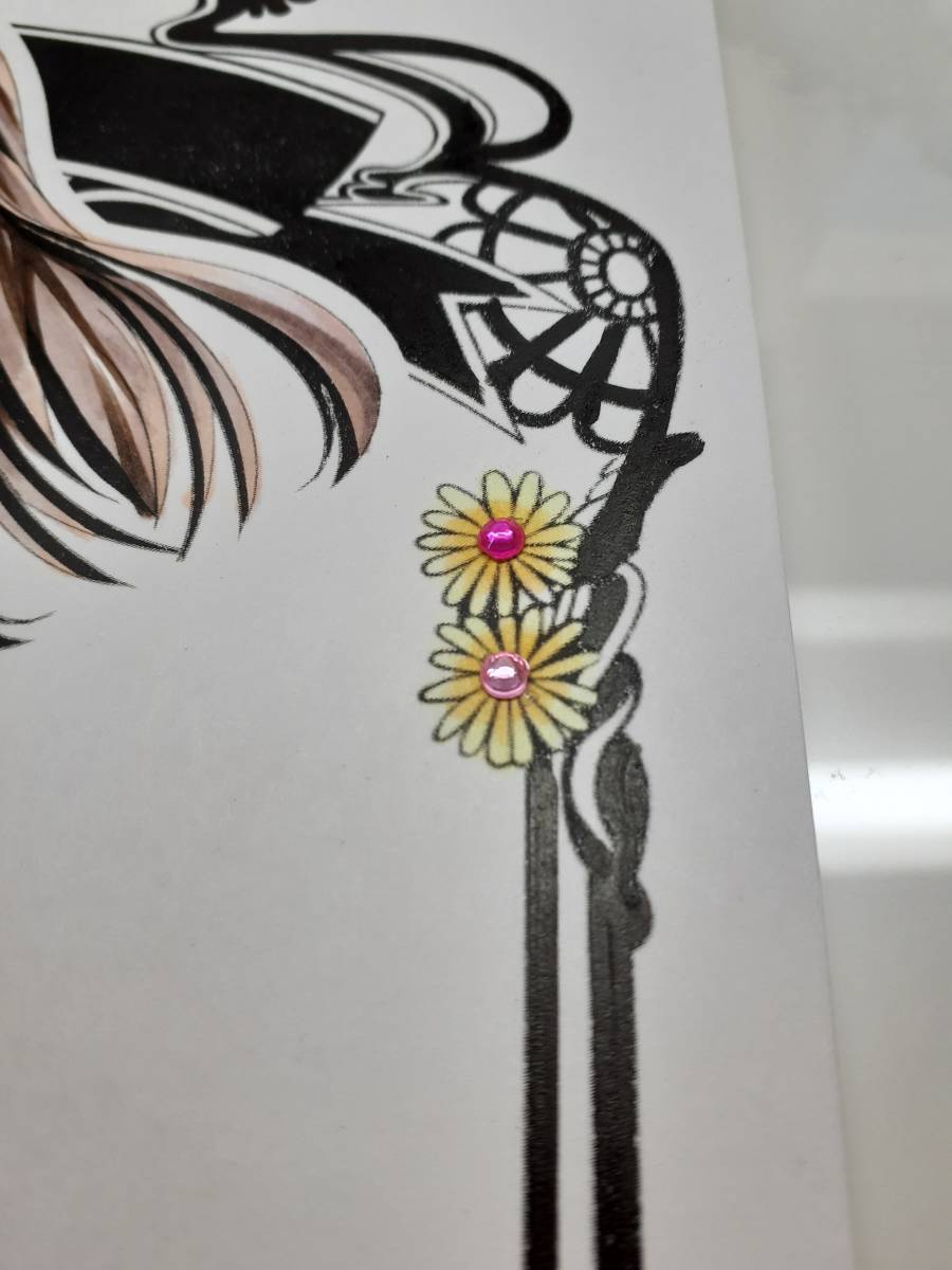 ☆手描きイラスト不知火舞B5ケント紙 餓狼伝説THE KINGO FIGHTERS餓狼