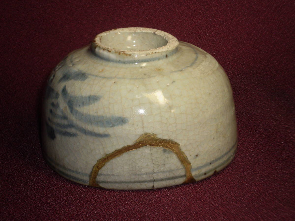 江戸初期 唐津 木原窯 鉄絵茶碗 【公式通販】