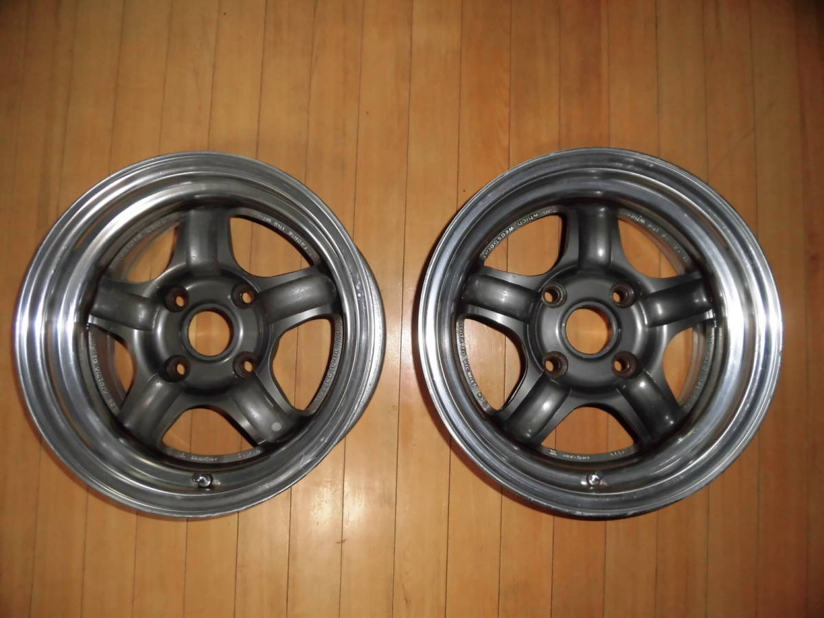得価，本物保証 ウェッズスポーツ Weds Sport RS-5 14インチ 4穴 PCD 114.3 6J オフセット＋10 当時物 旧車 深リム(社外品)｜売買されたオークション情報、yahooの商品情報をアーカイブ公開 - オークファン 4穴