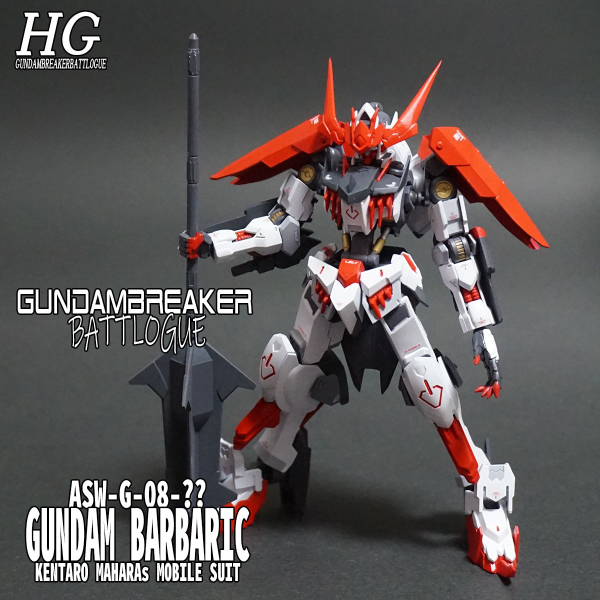 Hg ガンダムバルバリック Hg ガンダムバルバタウロス 改造品 塗装済改修完成品 完成品 売買されたオークション情報 Yahooの商品情報をアーカイブ公開 オークファン Aucfan Com