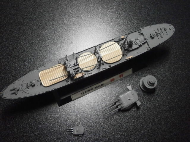 コレクション放出 1/700フルハル　 ジャンク扱い 日本海軍 給兵艦 樫野 完成品