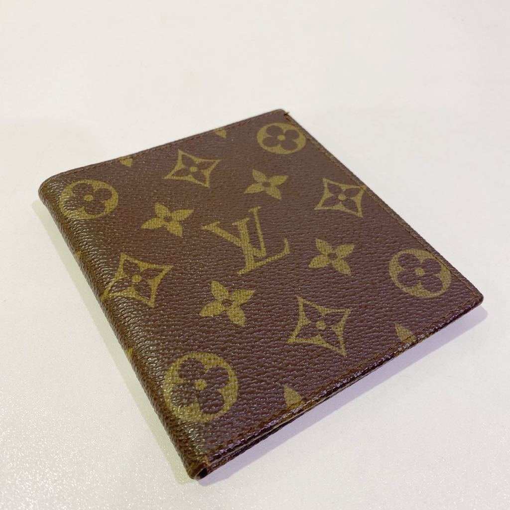 60 LOUIS VUITTON ルイヴィトン モノグラム 二つ折り財布 SAT22-60
