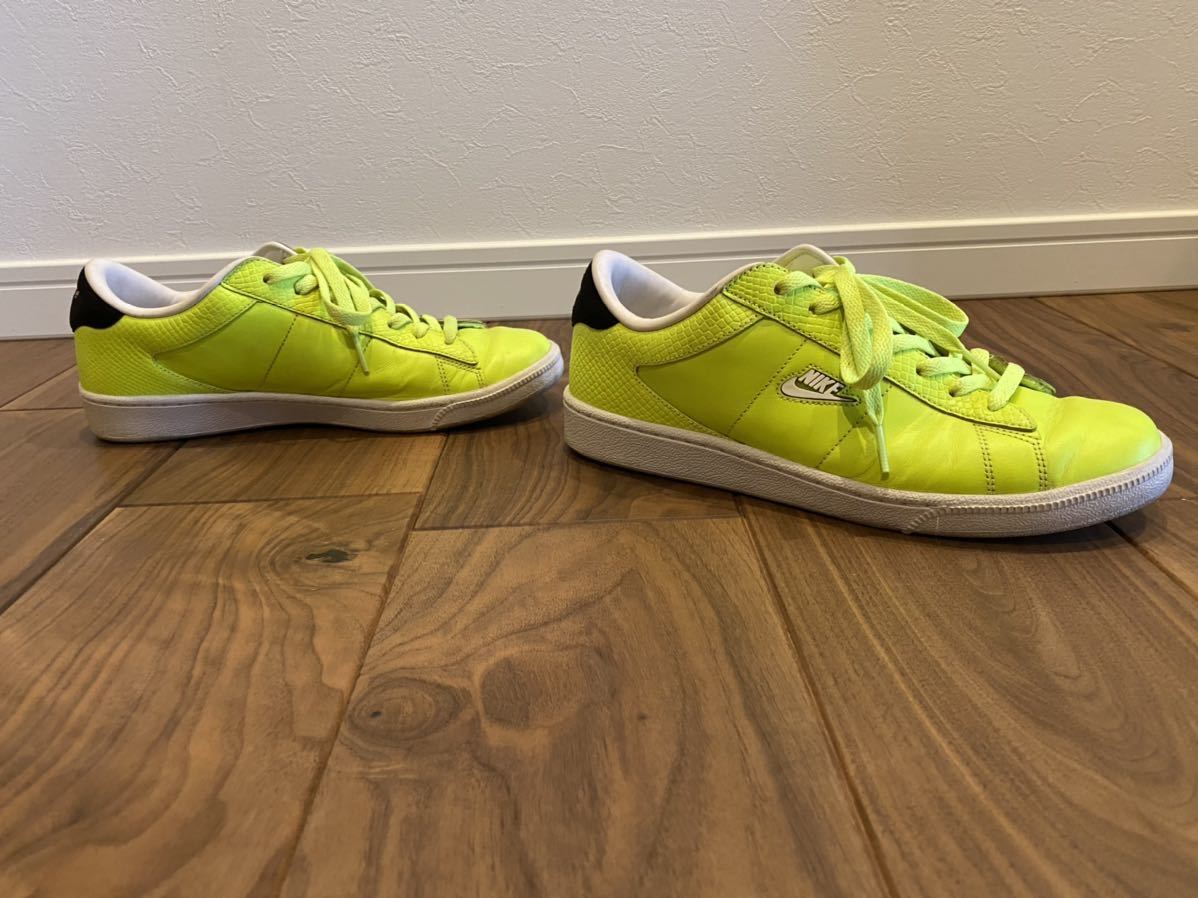 1円スタート！ NIKE SB TENNIS CLASSIC SUPREME NEON YELLOW ナイキ 