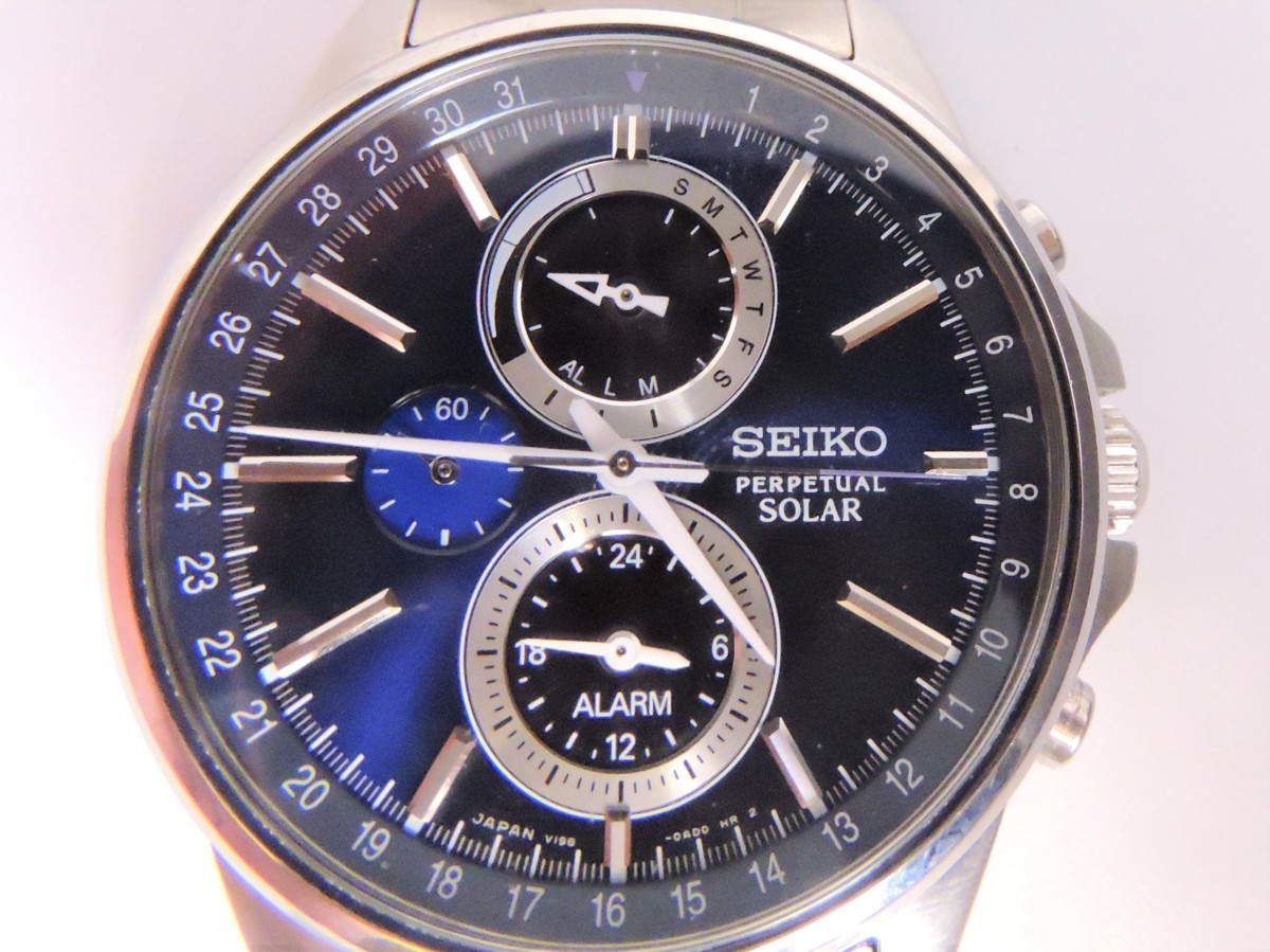 SEIKO セイコー SPRIT スピリット SBPJ003 ソーラークオーツ Cal.V198 