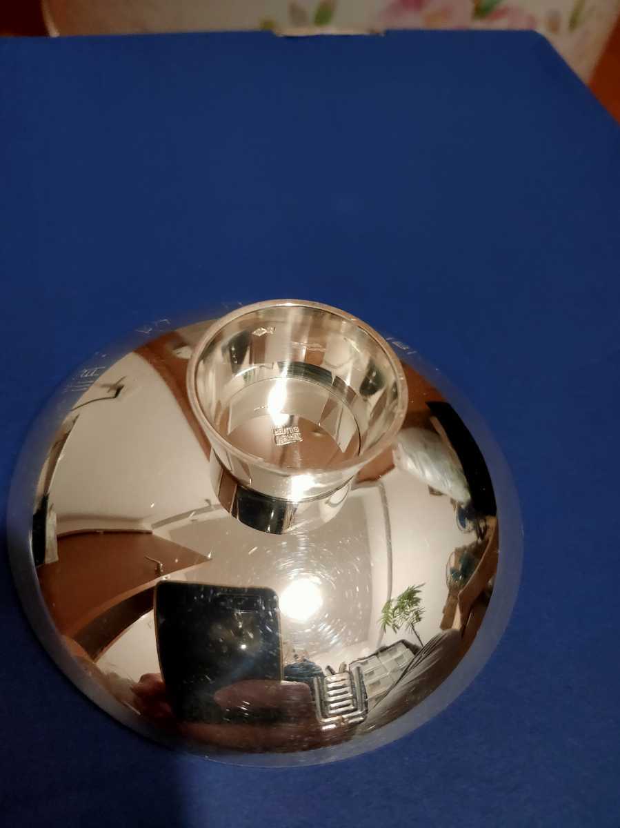 銀杯 47g 造幣局製 SILVER 刻印 シルバー 五三桐紋 消防庁長官賞 箱