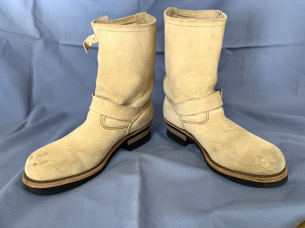人気SALE，低価 良品 レッドウイング 8D 8268 スウェード エンジニアブーツ RED WING