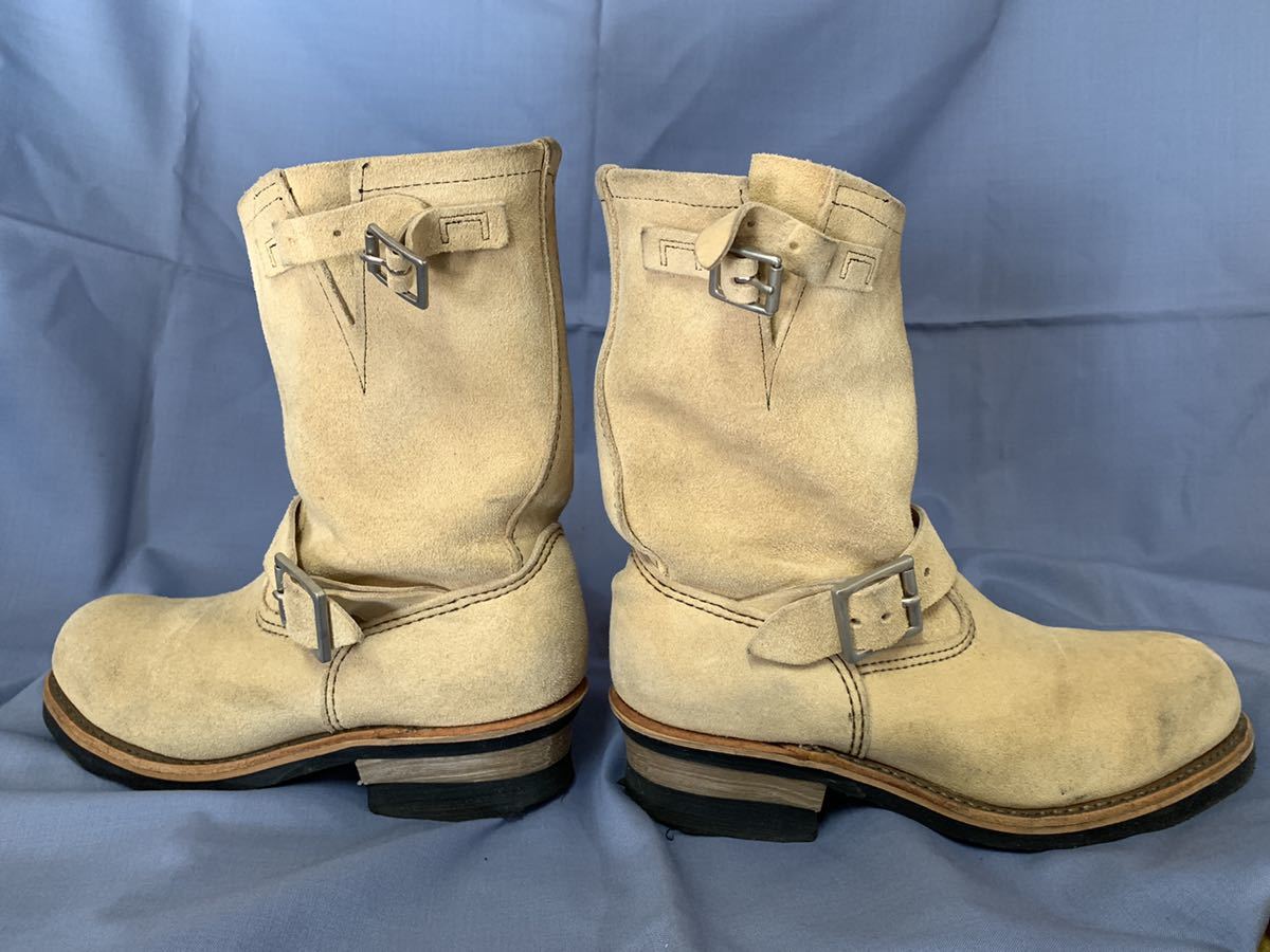 人気SALE，低価 良品 レッドウイング 8D 8268 スウェード エンジニアブーツ RED WING