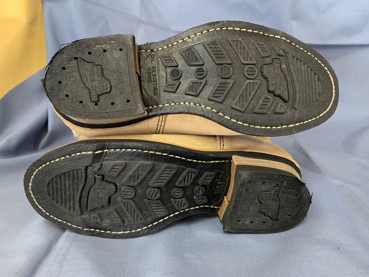 人気SALE，低価 良品 レッドウイング 8D 8268 スウェード エンジニアブーツ RED WING