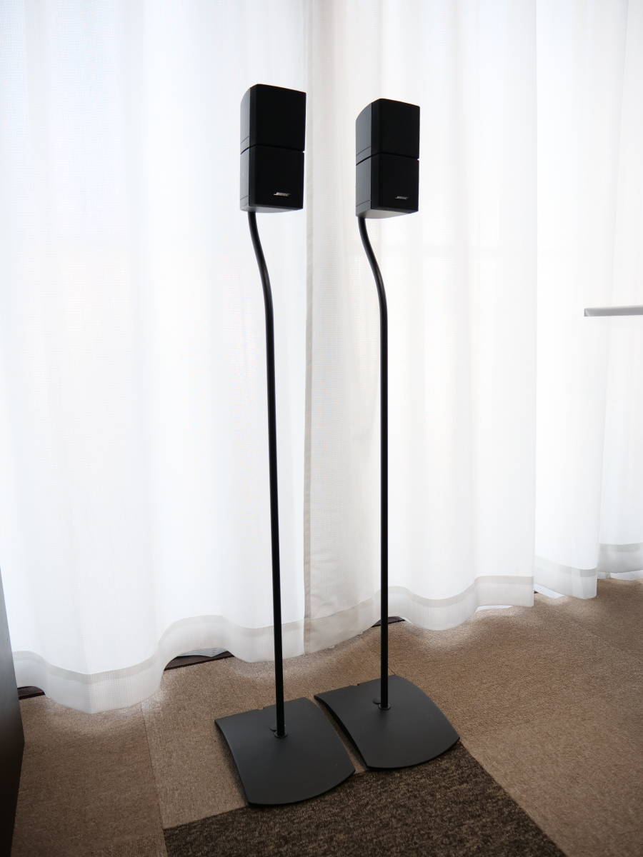 オーディオ機器 BOSE, サテライトスピーカー, ペア, スタンド付き,