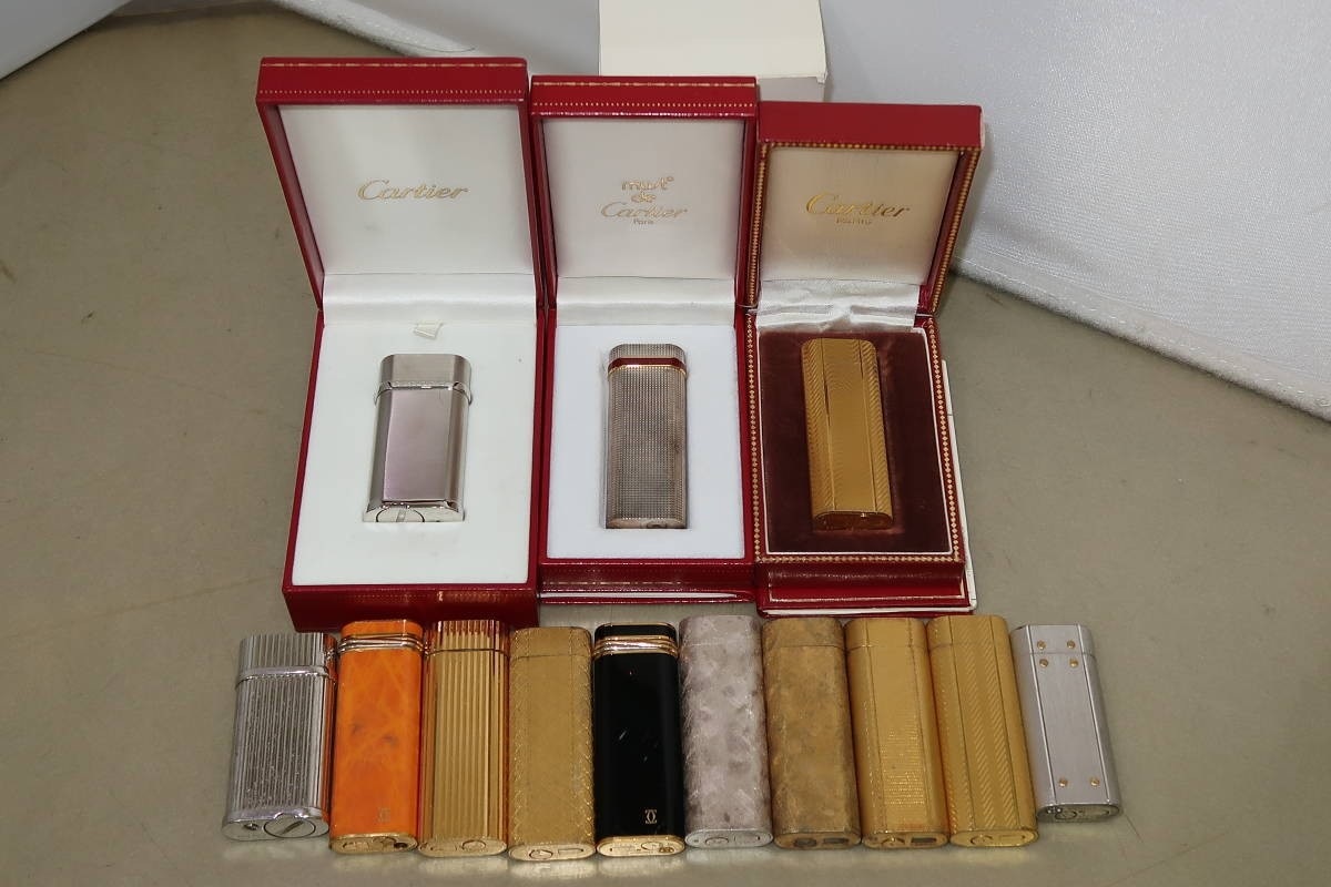 ガスライター カルティエ 7-393 Cartier 他 まとめて オイルなど