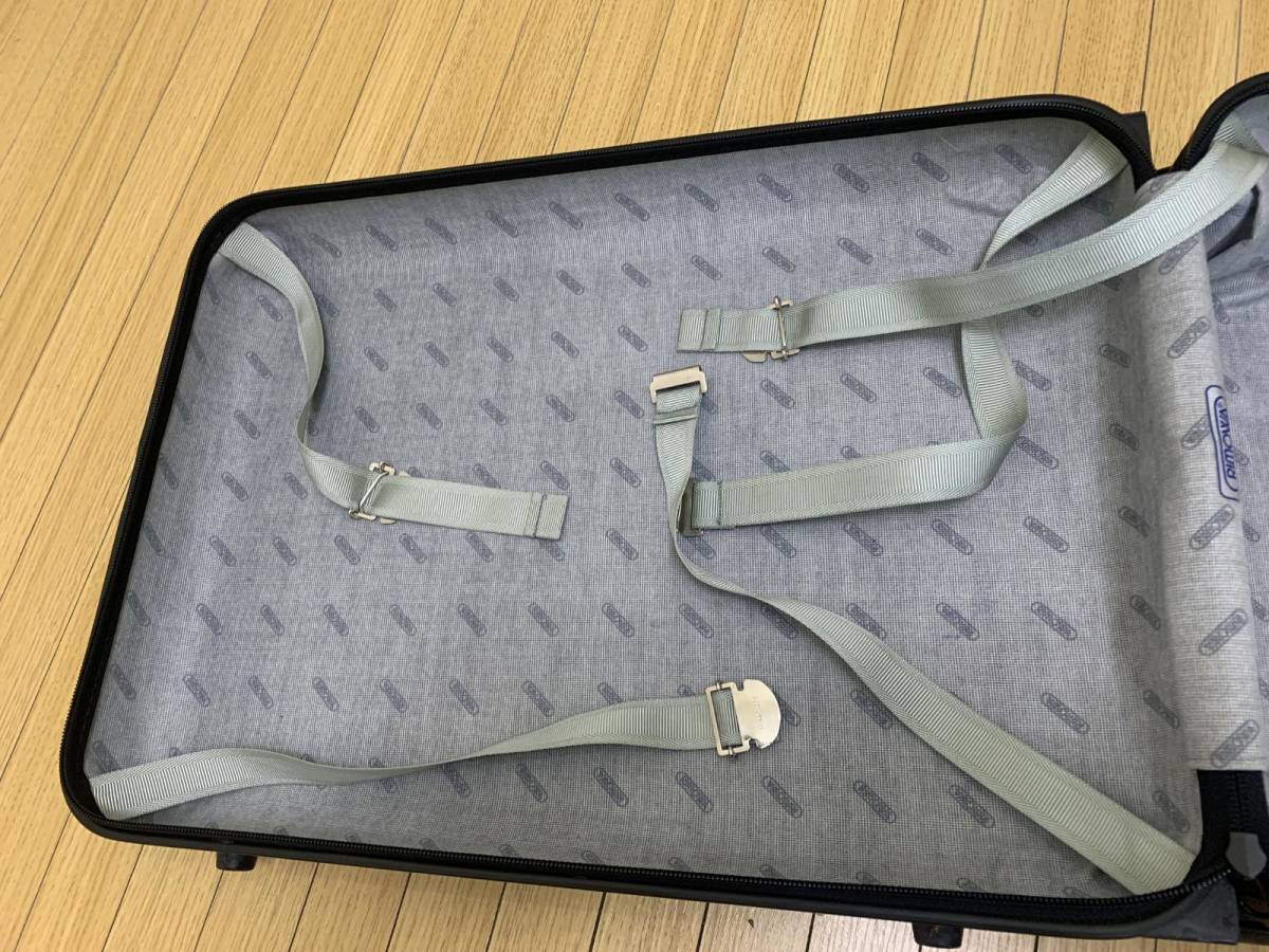 □RIMOWAリモワ キャリーケース黒 2輪□スーツケースバッグ旅行かばん