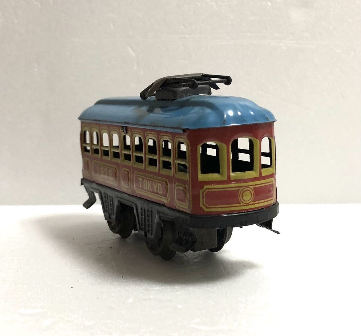 戦前 ブリキ おもちゃ ゼンマイ仕掛け 路面電車B