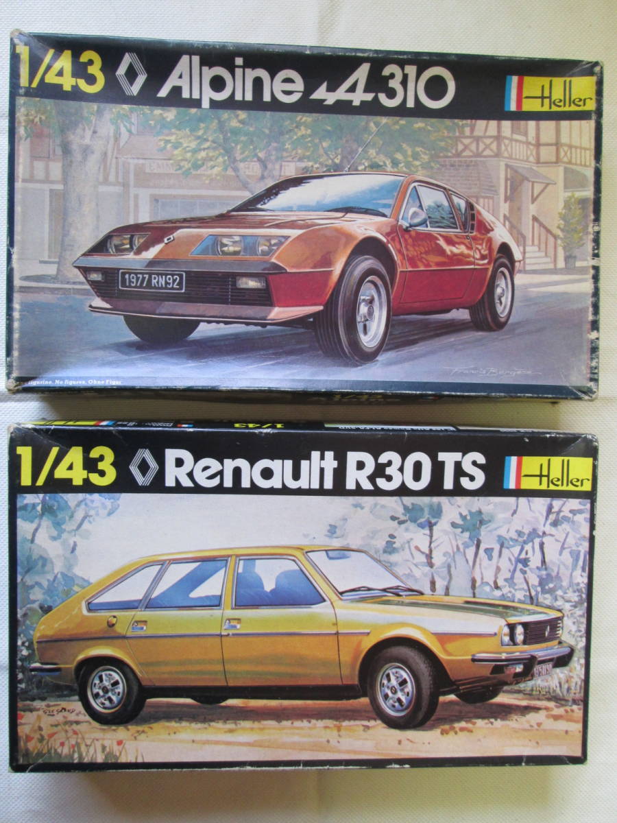 本物保証，高品質 1/43 エレール ALPINE RENAULT A310 RENAULT R30TS Hellerプラモデル2点まとめて(ルノー)｜売買されたオークション情報、yahooの商品情報をアーカイブ公開 - オークファン ルノー