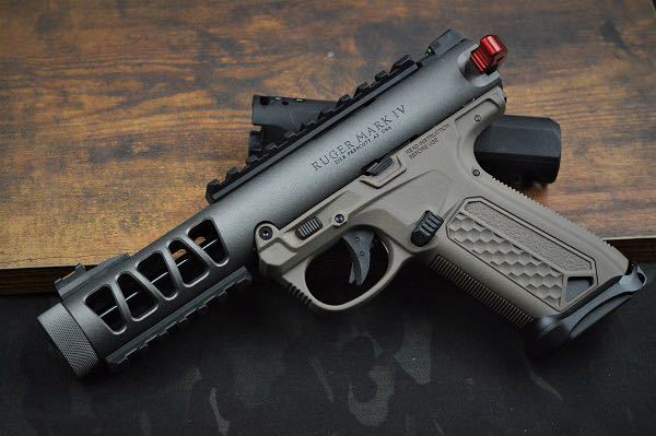 BCSWカスタム RUGER MARK IV タイプ AAP01 アサシン CNCワンピースアルミアッパーレシーバー標準装備 CERAKOTE ...