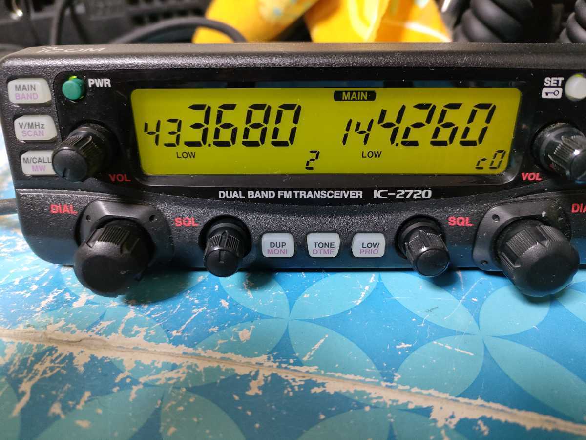 ICOM アイコム IC-2720D 144/430MHz DUAL BAND FM TRANSCEIVER 無線機
