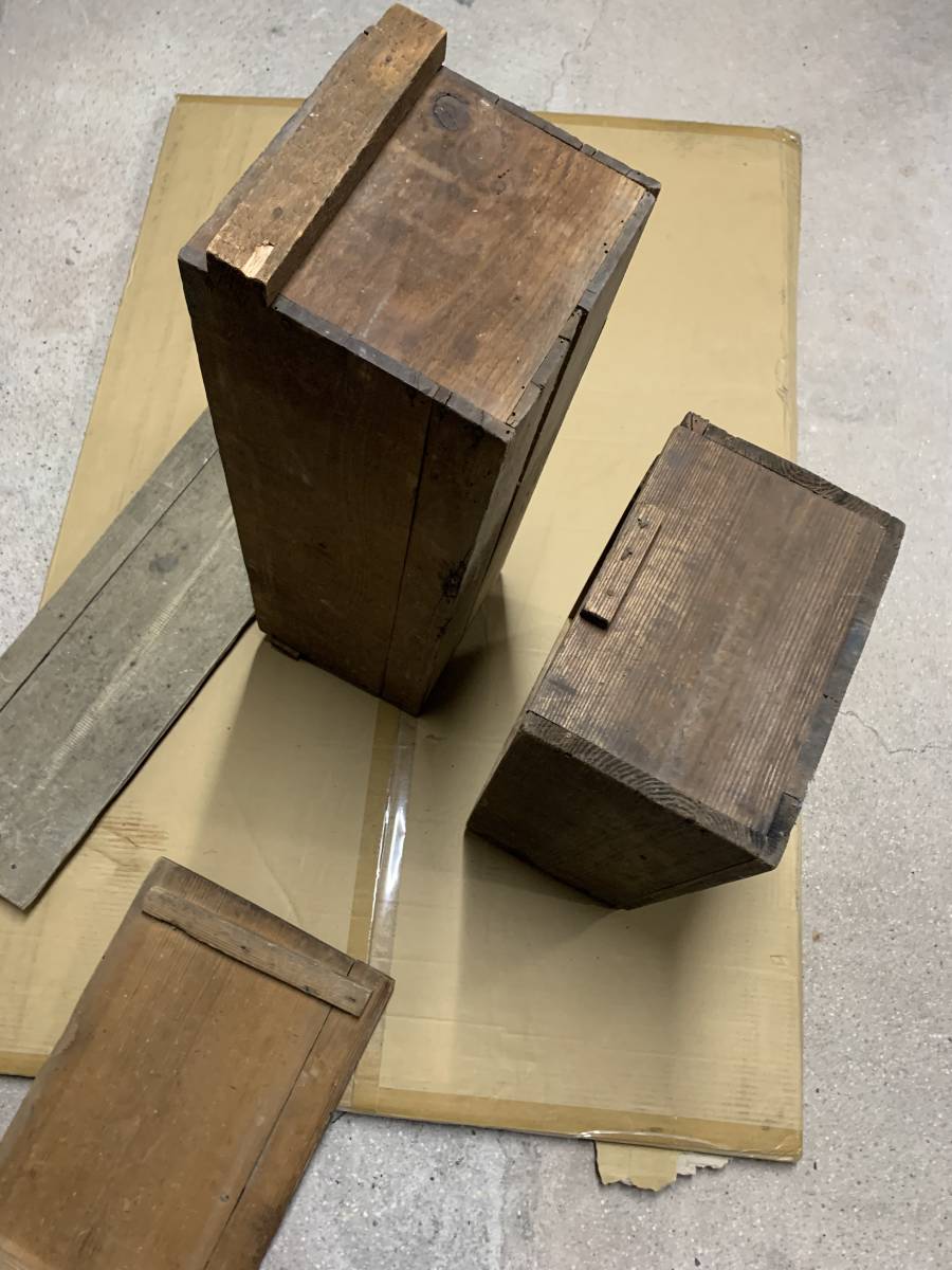 年代物 小箱セット 入れ物 木箱 小箱 定番スタイル