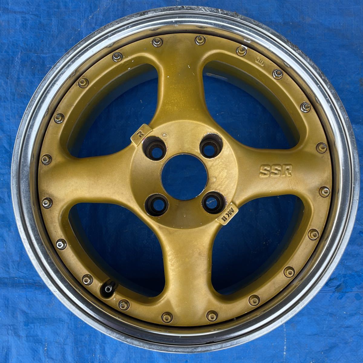 t724s】スピードスター SSR アルミホイール MK-2R 4本セット タイヤ付 