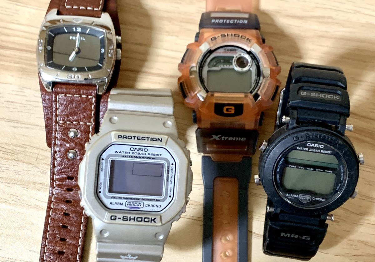 人気，お得 1円〜H 山 まとめ売り 4本セット CASIO カシオ FOSSIL