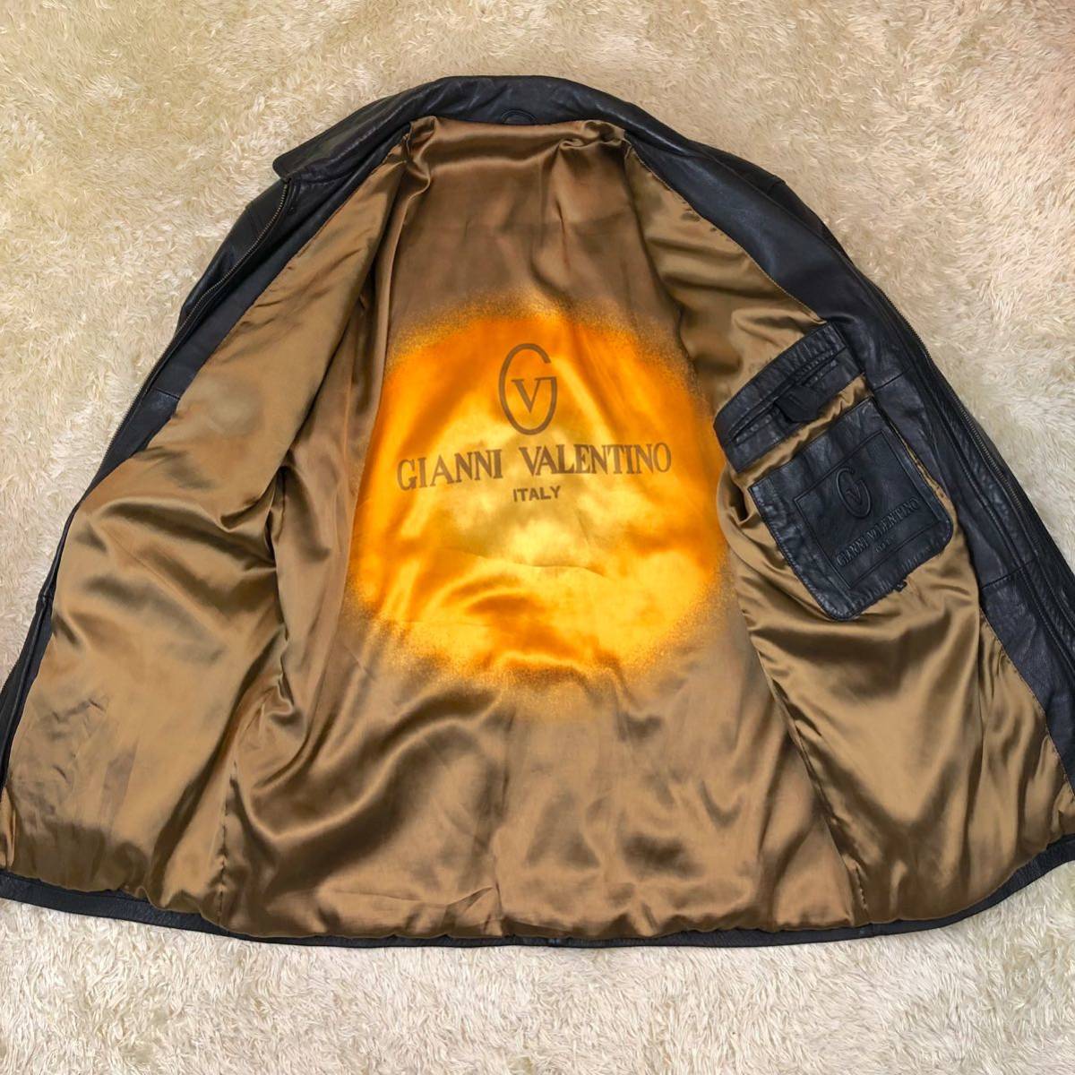 1円〜【極美品】【男の戦闘服】GIANNI VALENTINO ジャンニバレンチノ 