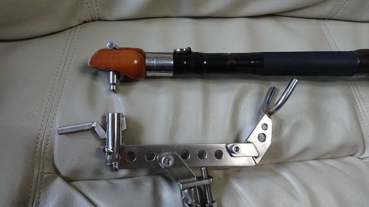 石鯛釣り MUGEN工房プレミアムステン 本石匠 ピトン 竿受けワンタッチ 
