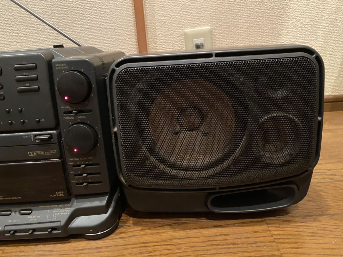 通電確認済み 美品 SANYO CD ラジオカセット PH-Z300 難あり ジャンク