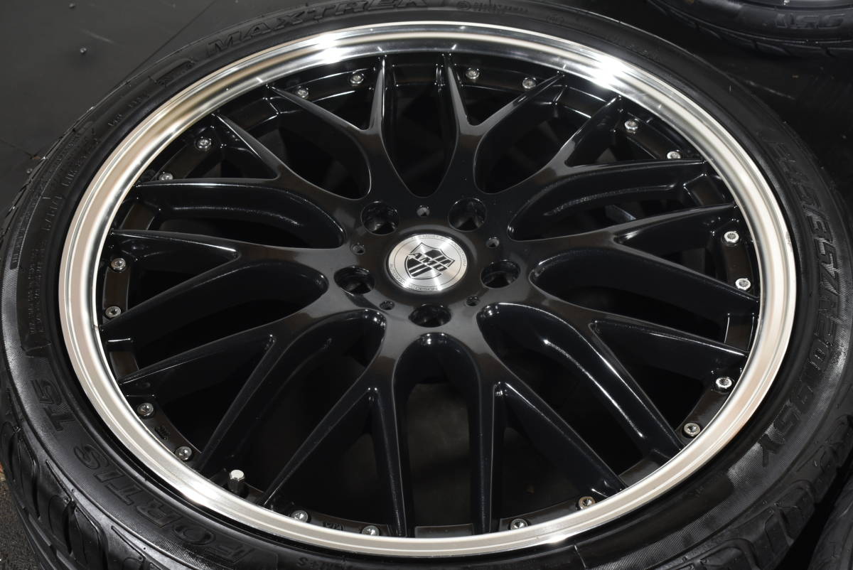 ☆BADX AMD ロクサーニ☆20インチ☆PCD114.3 8J +45☆MAXTREK☆245 