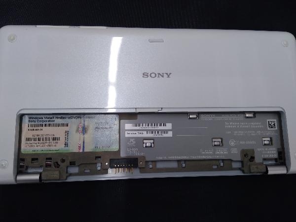 ジャンク SONY ソニー VAIO Windows vista Home Basic VGN-P70H/W