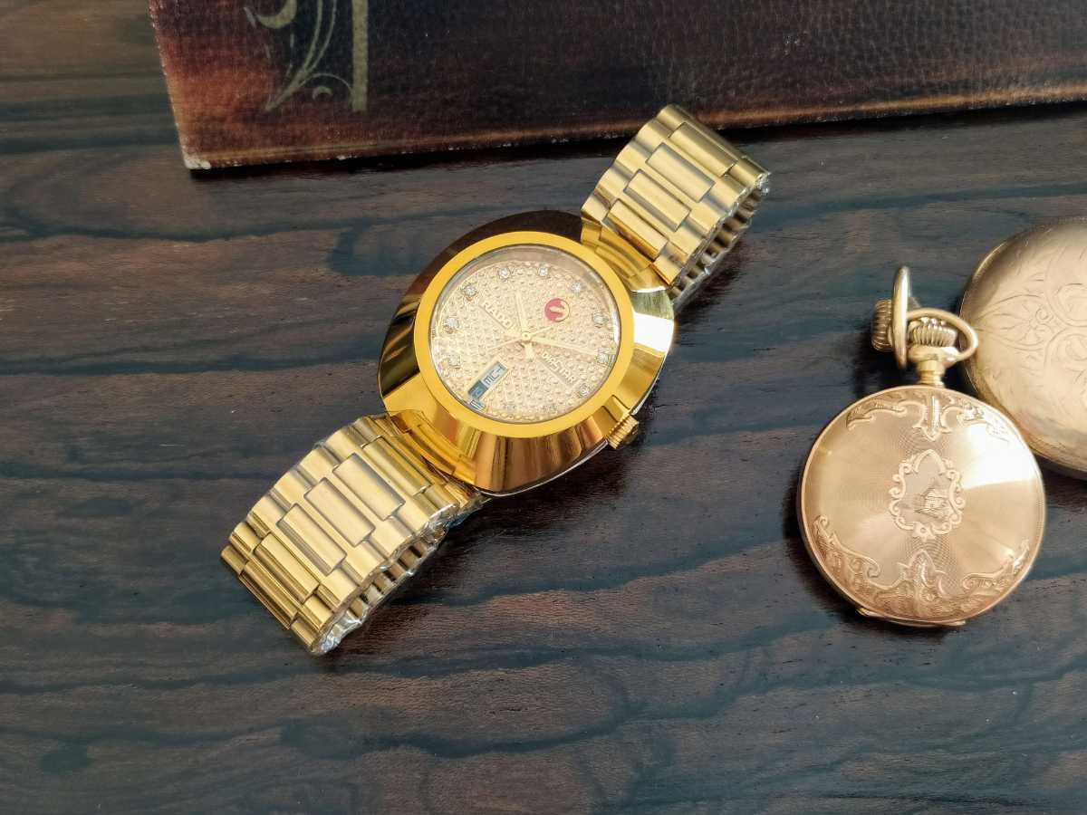 1円〜 RADO ラドー ダイアスター ヴィンテージ クォーツ 腕時計 