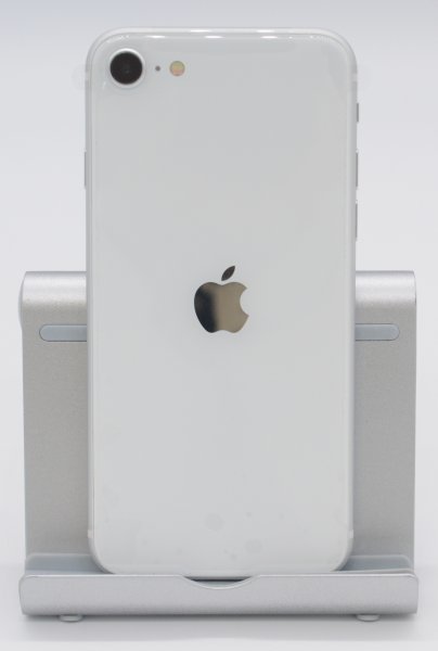 ほぼ未使用 動確 au iPhone SE 64GB ホワイト 付属品 元箱付 アップル 
