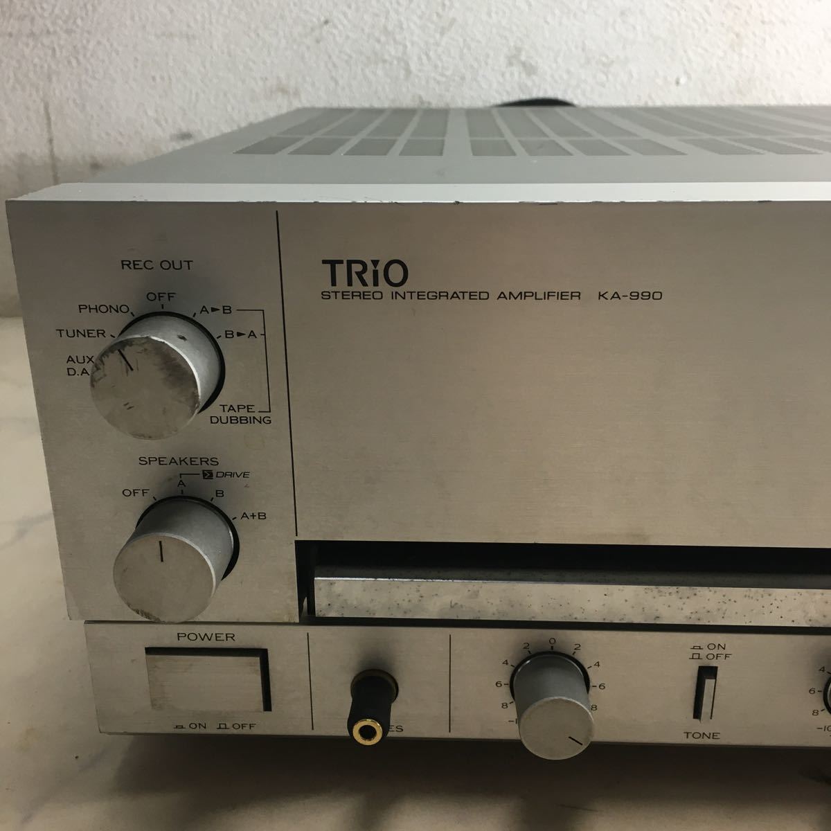 【名機・現役動作品】TRIO トリオ KA-990 プリメインアンプ TRIO KA-990 プリメインアンプ 動作OK TRIO KA-990の仕様 トリオ