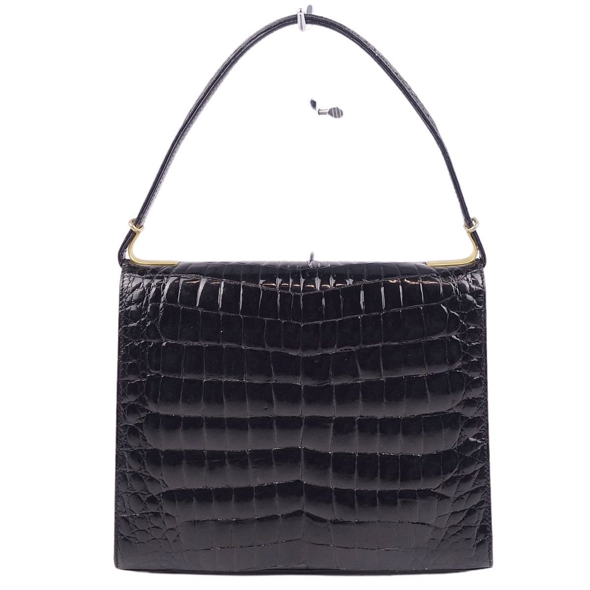 クロコダイル CROCODILE シャイニークロコ ワニ革 ターンロック