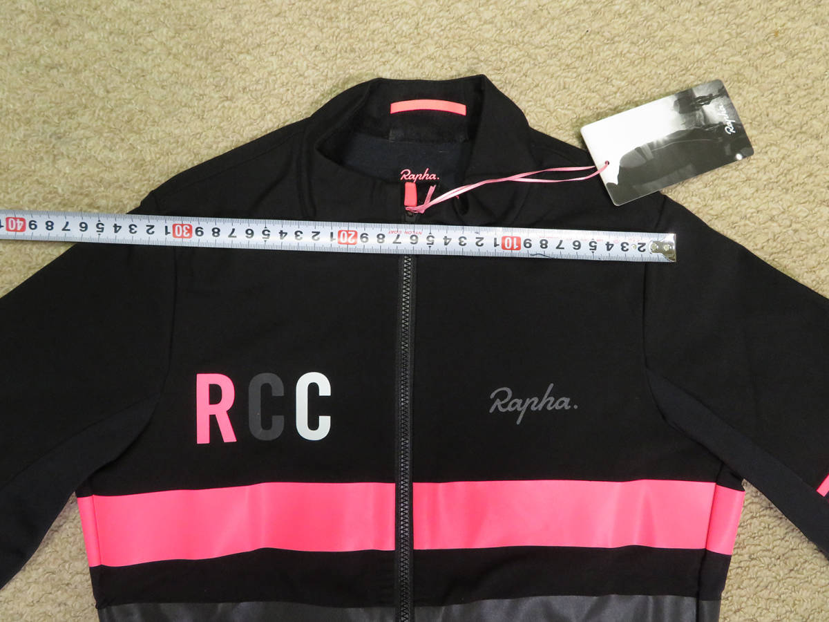 Rapha RCCトレーニングジャケットSサイズ ブラック/ピンク Rapha RCC Pro Team Training Jacket XSサイズ 黒 ブラック ピンク