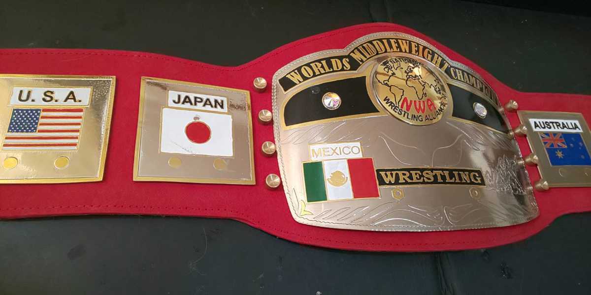 アミーゴハポネス! NWA世界ミドル級選手権王座 チャンピオンベルト 