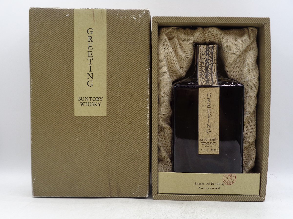 Whisky サントリー GREETING Suntory Greeting ウイスキー Blended 
