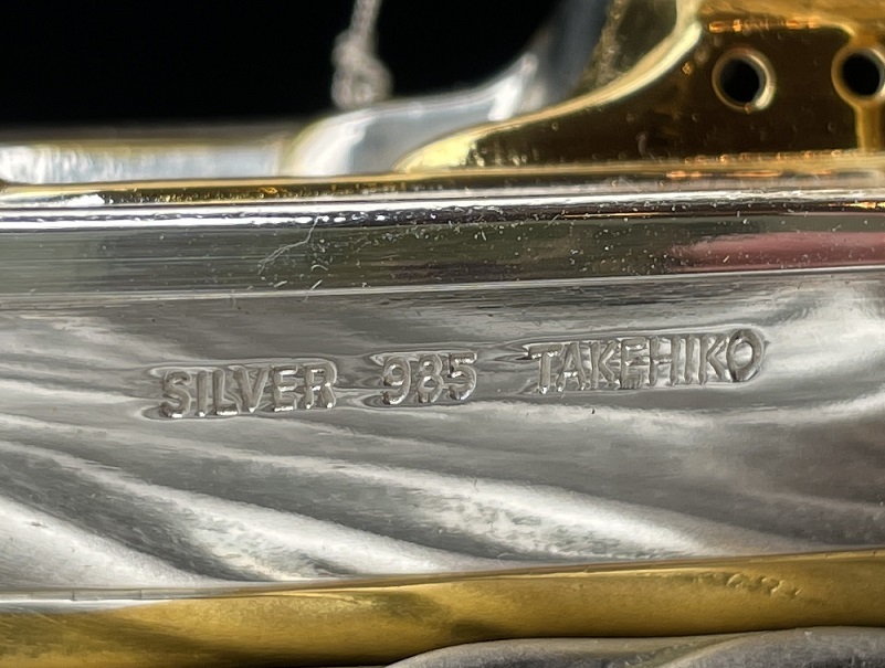TAKEHIKO 武比古 銀製 帆船 ヨット マスト2本 約200g STERLING