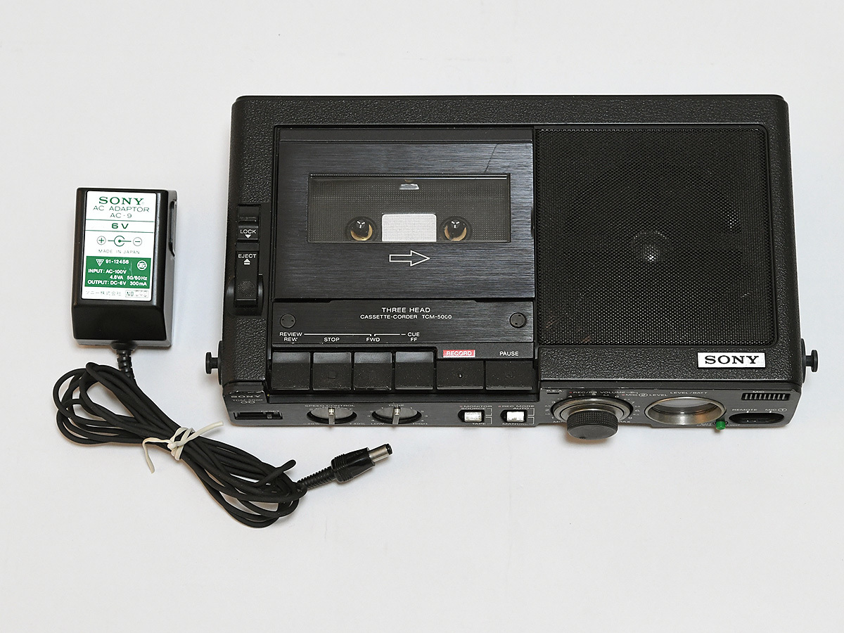 SONY ソニー カセットコーダー“ビジネスデンスケ”「TCM-5000
