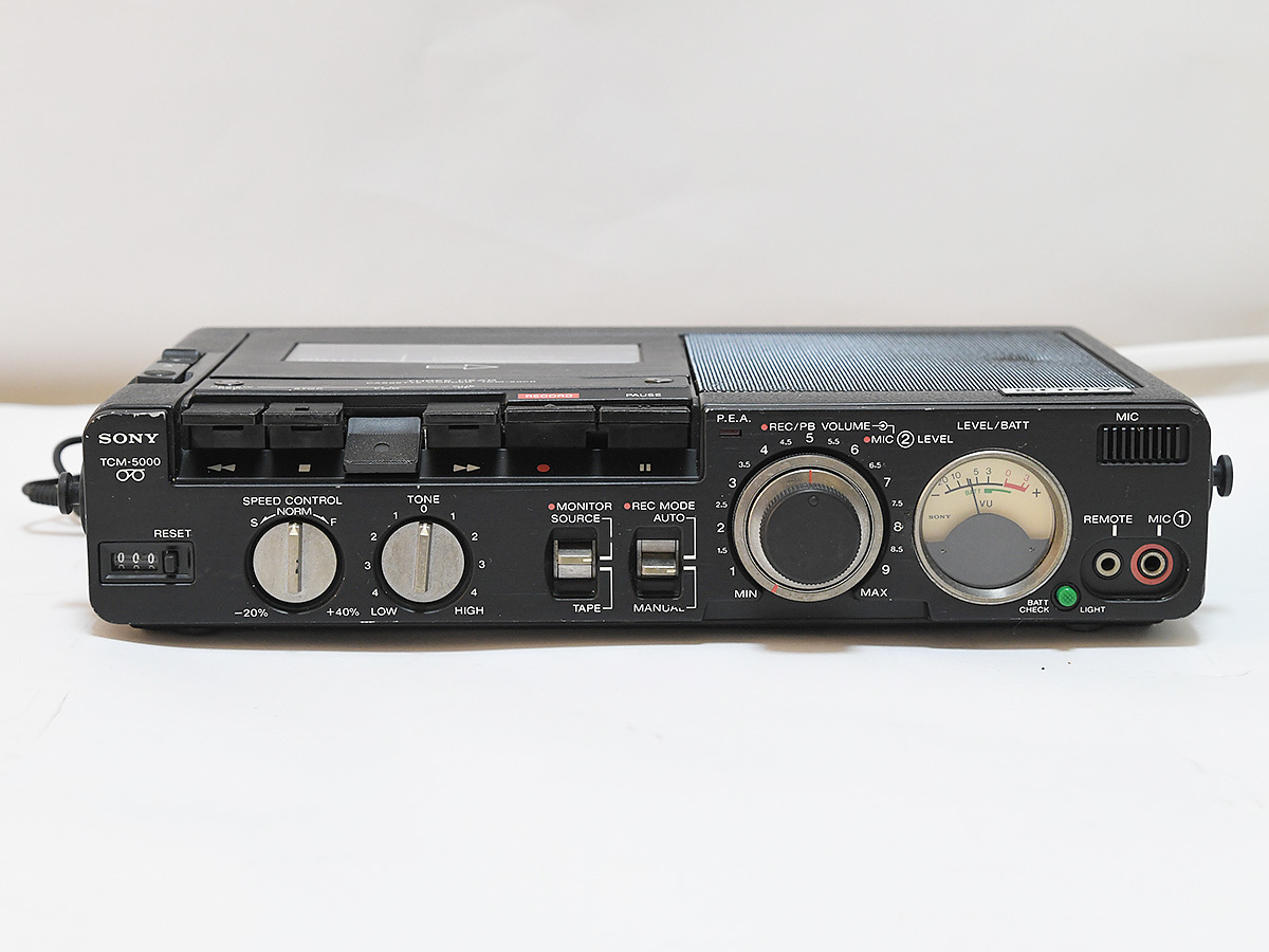 SONY ソニー カセットコーダー“ビジネスデンスケ”「TCM-5000