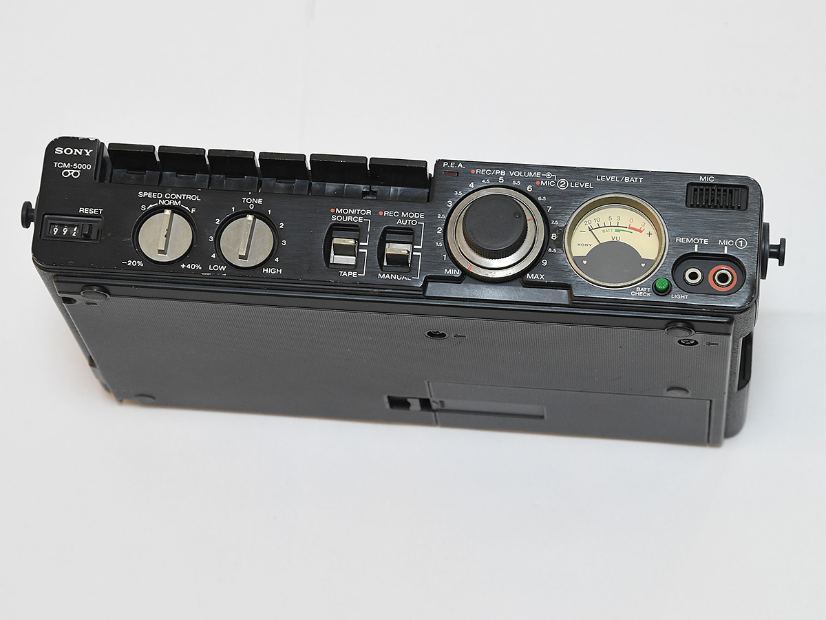 SONY ソニー カセットコーダー“ビジネスデンスケ”「TCM-5000