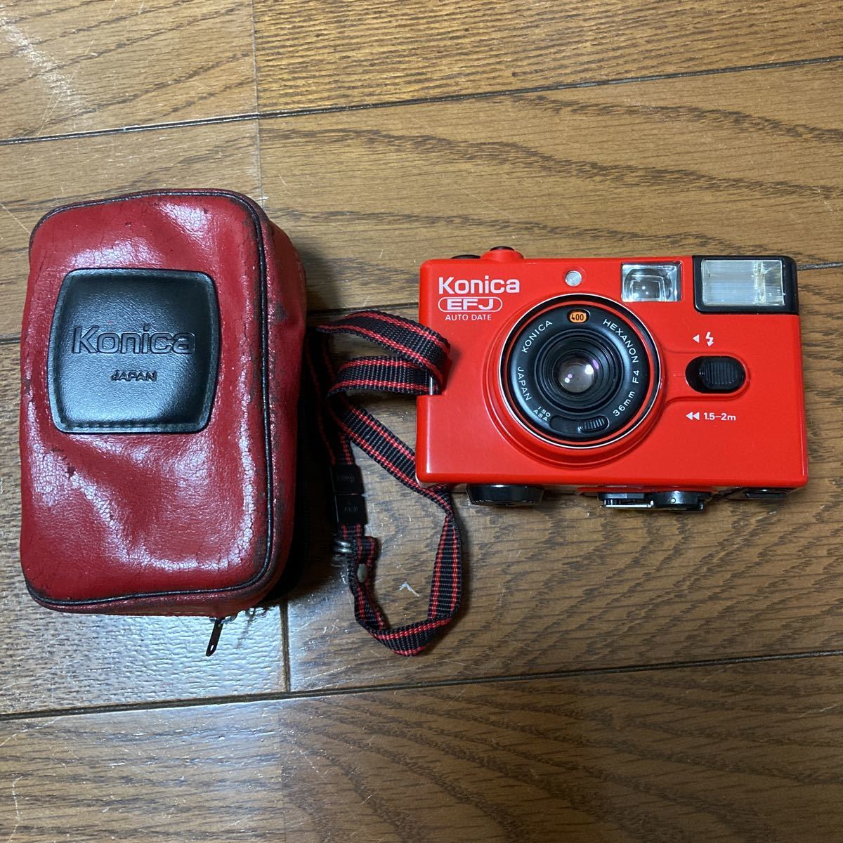 EFJ コニカ Konica auto dateの使い方。何度も使える『写ルンです F4