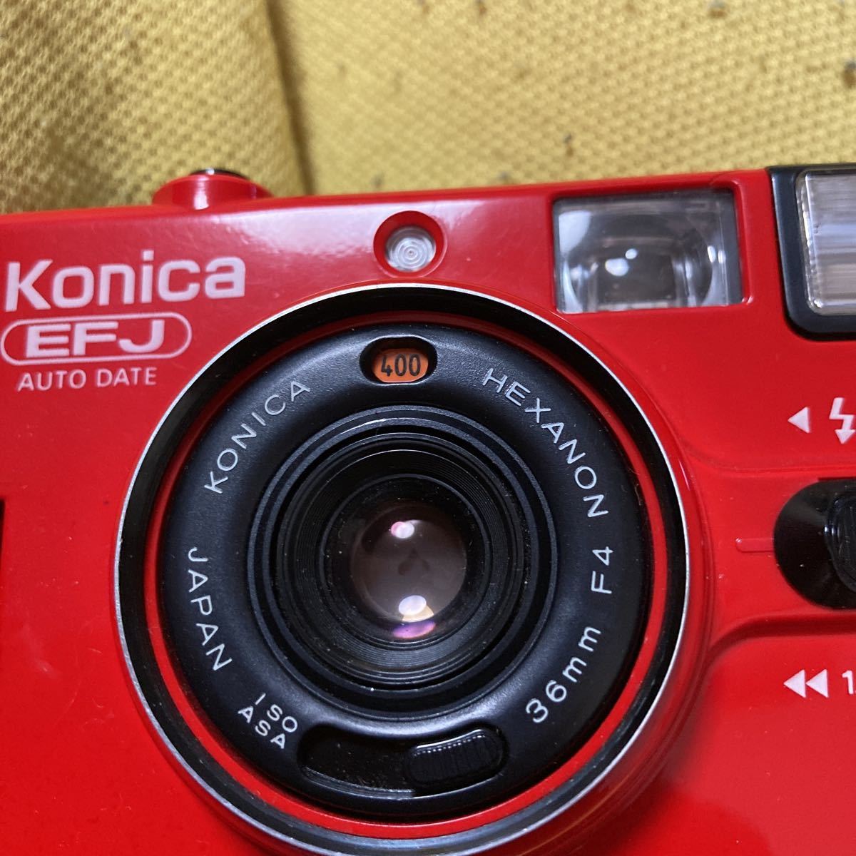 EFJ コニカ Konica auto dateの使い方。何度も使える『写ルンです F4