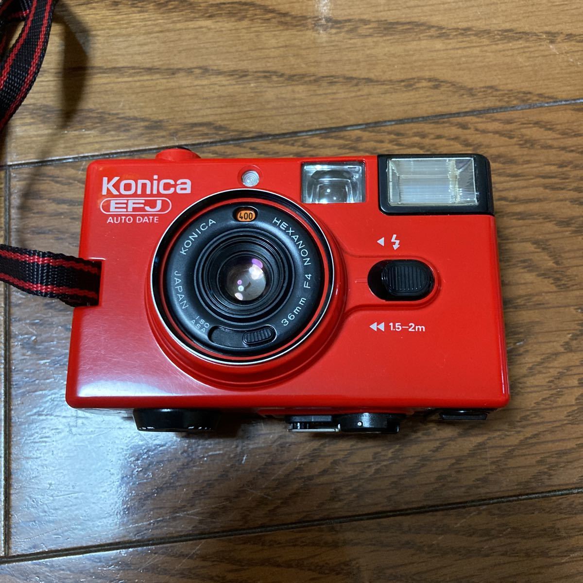 EFJ コニカ Konica auto dateの使い方。何度も使える『写ルンです F4