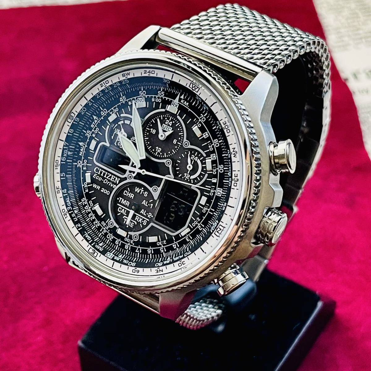 CITIZEN プロマスター エコ・ドライブ JY8030-83E シチズン 逆輸入 ナビホーク エコドライブ JY8030-83E ブラック