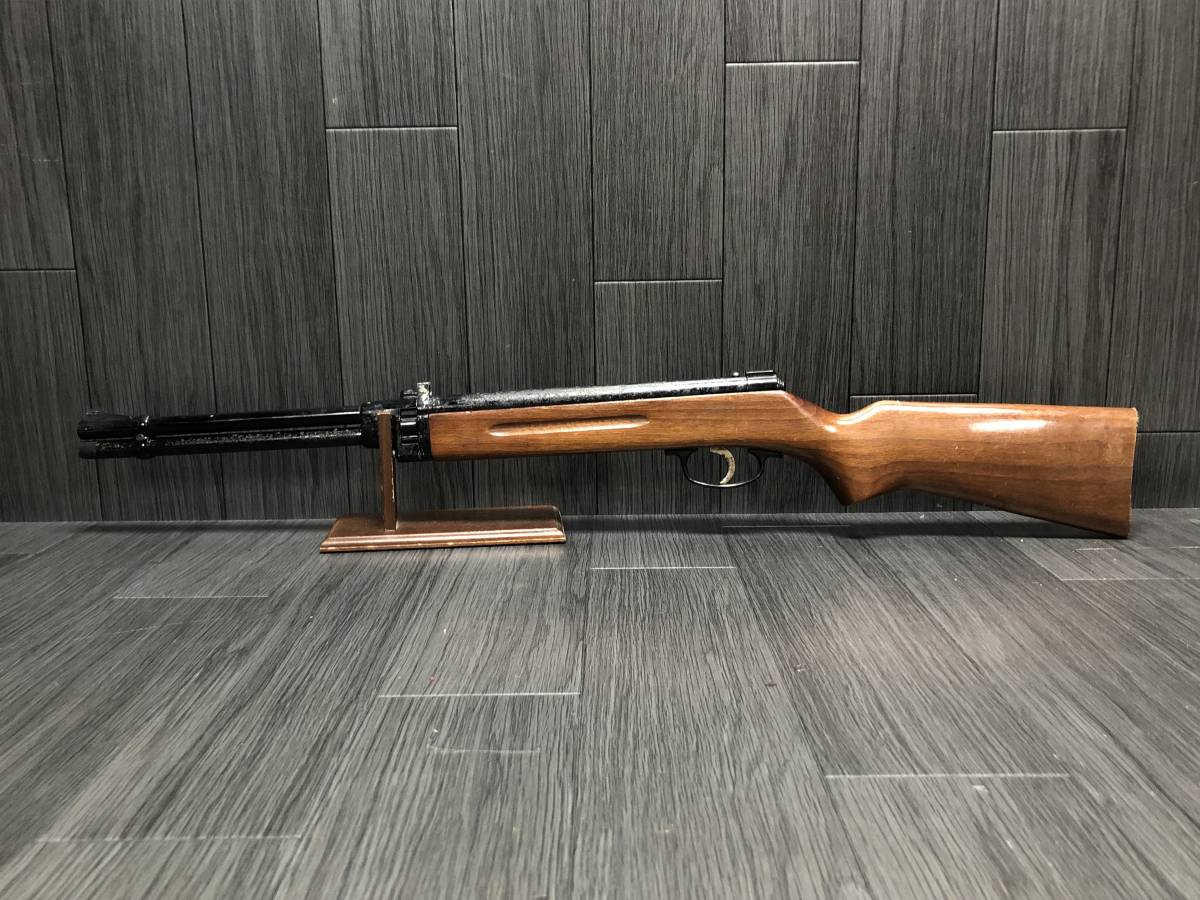 木製ストック BS-52 空気銃 昭和レトロ ライフル つづみ弾式 エアガン 射的