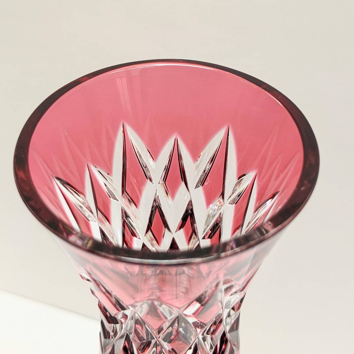1円～】3119☆美品☆KITAICHI GLASS 北一硝子 キタイチ グラス 赤被せ