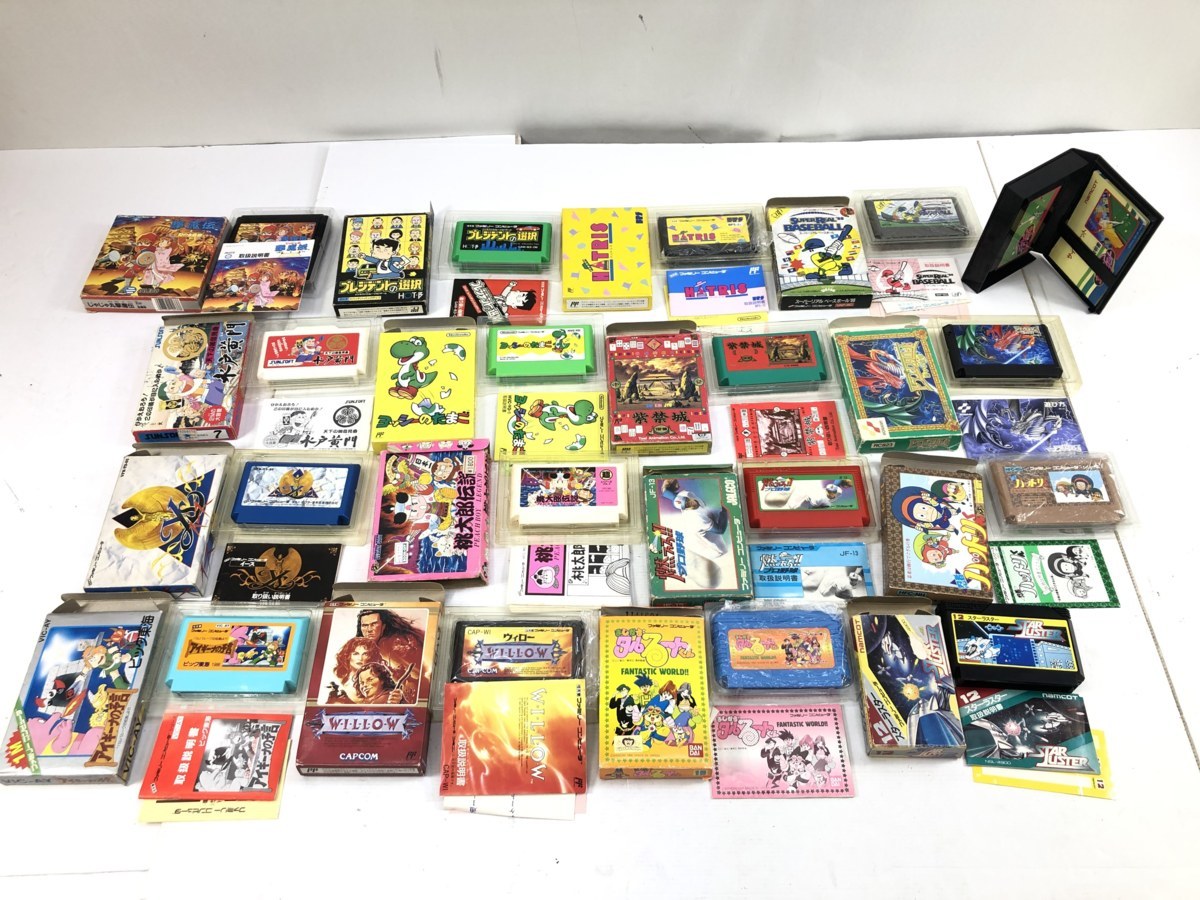 04y7176)【1円～】FCソフト 69本まとめセット[ヨッシー/マリオ 